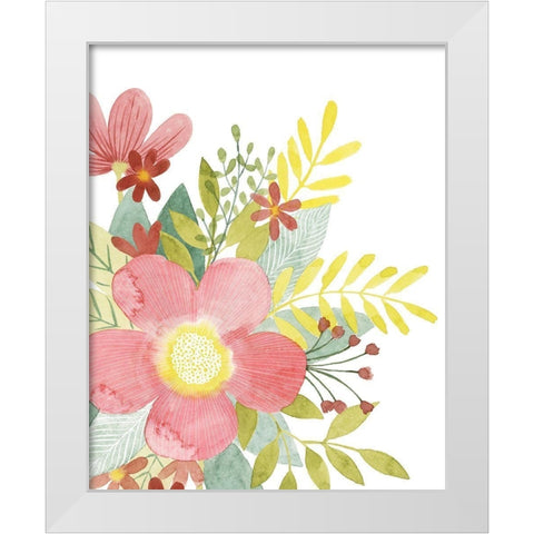 Colossal Florals I White Modern Wood Framed Art Print by Popp, Grace