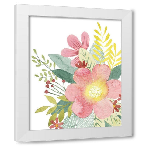 Colossal Florals II White Modern Wood Framed Art Print by Popp, Grace