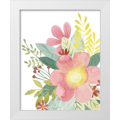 Colossal Florals II White Modern Wood Framed Art Print by Popp, Grace