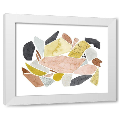 Tuscan Terazzo I White Modern Wood Framed Art Print by Popp, Grace