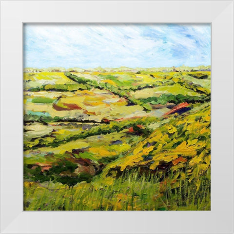 Ambleside White Modern Wood Framed Art Print by Friedlander, Allan