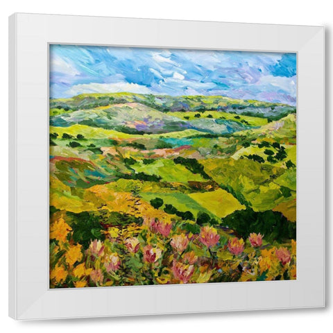 Half Way Home White Modern Wood Framed Art Print by Friedlander, Allan