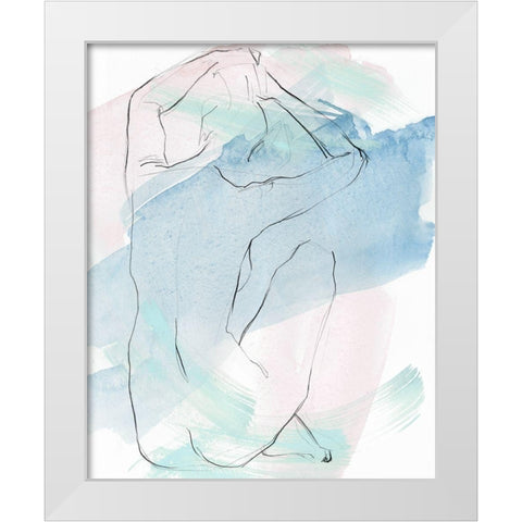 Muse III White Modern Wood Framed Art Print by Parker, Jennifer Paxton