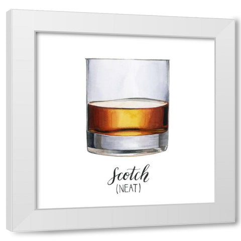 Classic Happy Hour I White Modern Wood Framed Art Print by Popp, Grace