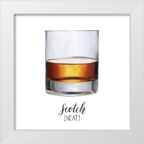 Classic Happy Hour I White Modern Wood Framed Art Print by Popp, Grace