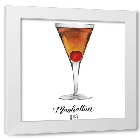 Classic Happy Hour III White Modern Wood Framed Art Print by Popp, Grace