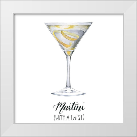 Classic Happy Hour V White Modern Wood Framed Art Print by Popp, Grace