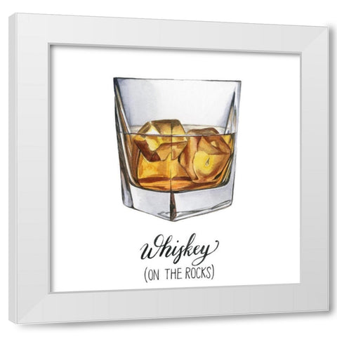 Classic Happy Hour VI White Modern Wood Framed Art Print by Popp, Grace