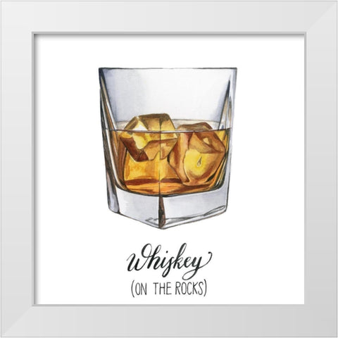 Classic Happy Hour VI White Modern Wood Framed Art Print by Popp, Grace