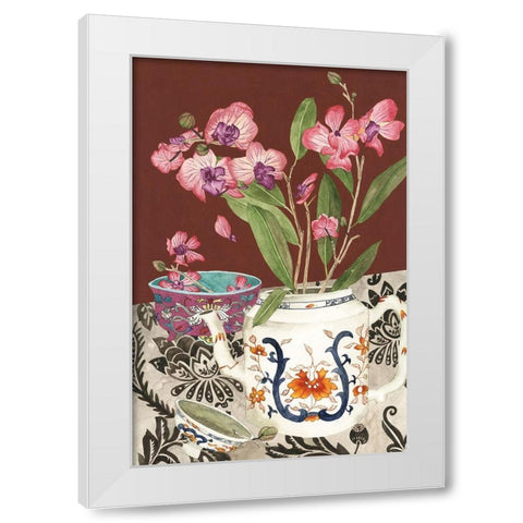 Elegant Arrangement II White Modern Wood Framed Art Print by Wang, Melissa