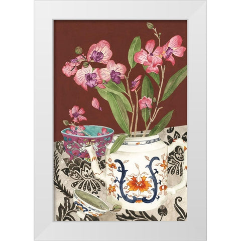 Elegant Arrangement II White Modern Wood Framed Art Print by Wang, Melissa