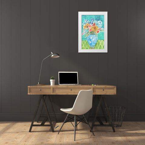 Morning Break IV White Modern Wood Framed Art Print by Wang, Melissa