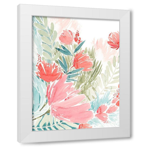 Wilder Bouquet I White Modern Wood Framed Art Print by Popp, Grace