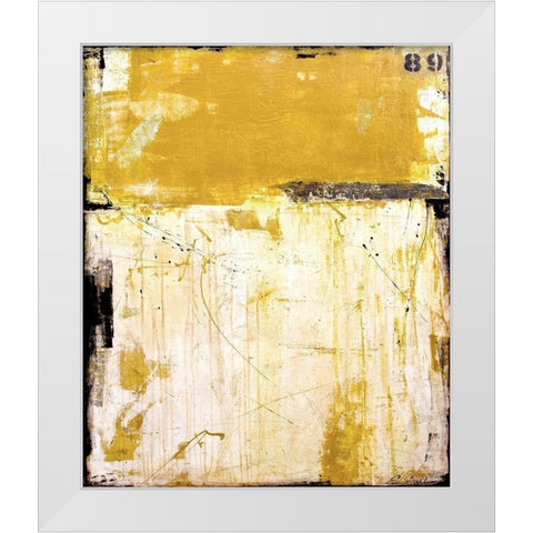 89 South White Modern Wood Framed Art Print by Ashley, Erin