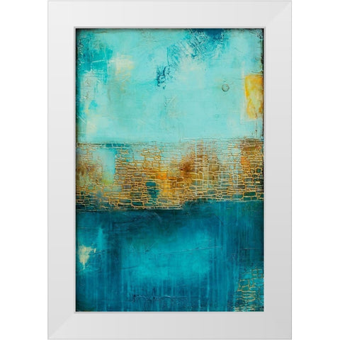 Castle Court White Modern Wood Framed Art Print by Ashley, Erin