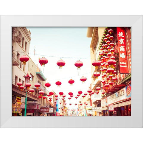 Chinatown Afternoon I White Modern Wood Framed Art Print by Quintero, Sonja