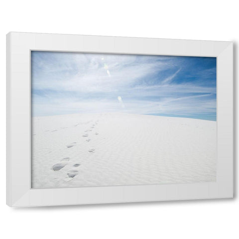 White Dunes I White Modern Wood Framed Art Print by Quintero, Sonja