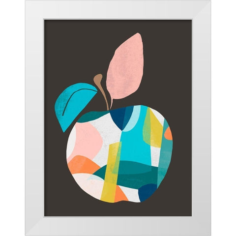 Fab Fruit II White Modern Wood Framed Art Print by Vess, June Erica