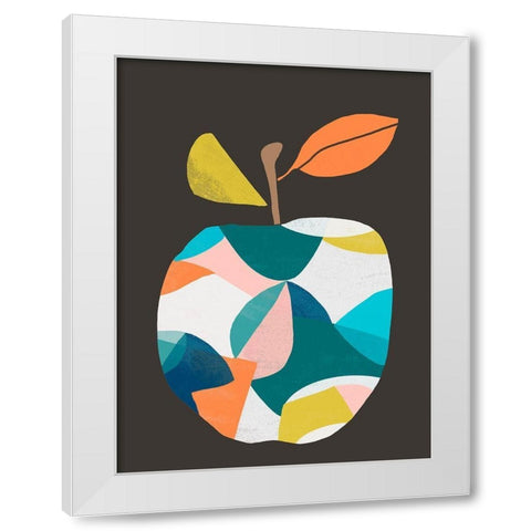 Fab Fruit III White Modern Wood Framed Art Print by Vess, June Erica