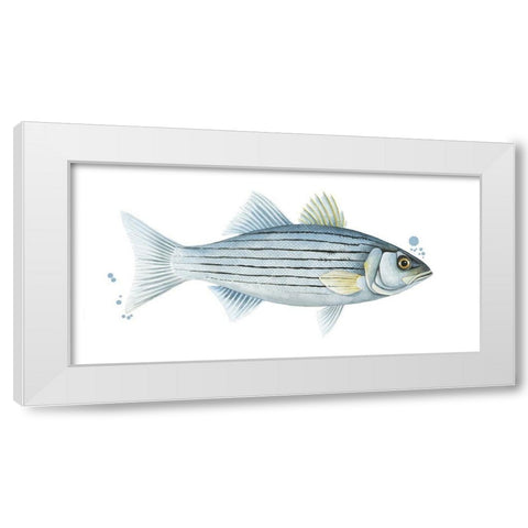 Chromatic Catch III White Modern Wood Framed Art Print by Popp, Grace