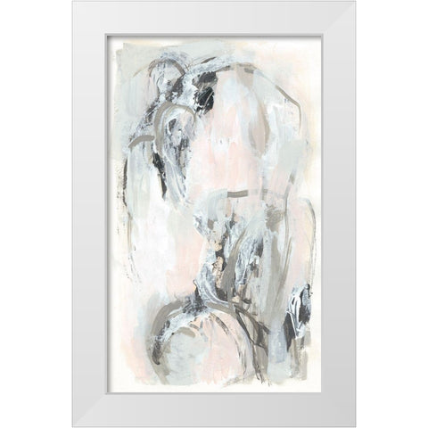 Fog Study I White Modern Wood Framed Art Print by Vess, June Erica