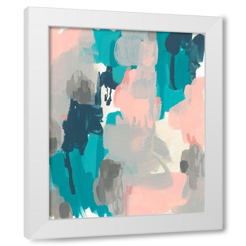 Sky Song II White Modern Wood Framed Art Print by Vess, June Erica