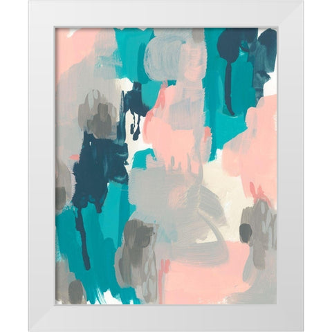 Sky Song II White Modern Wood Framed Art Print by Vess, June Erica