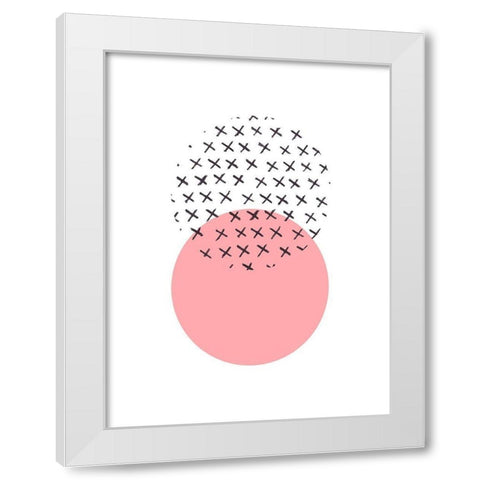 Spot Light I White Modern Wood Framed Art Print by Vess, June Erica