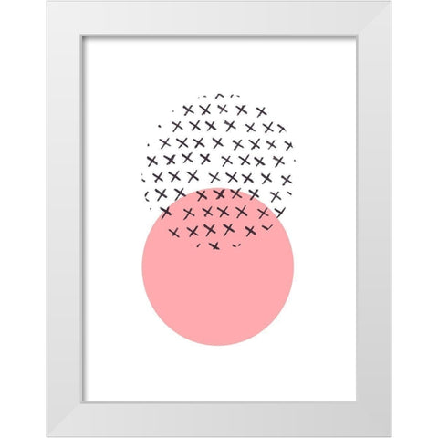 Spot Light I White Modern Wood Framed Art Print by Vess, June Erica