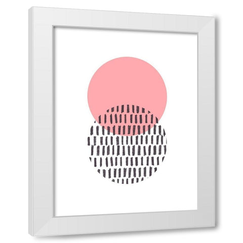 Spot Light II White Modern Wood Framed Art Print by Vess, June Erica
