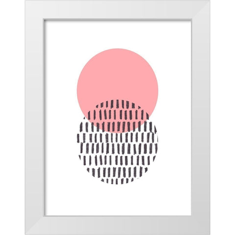 Spot Light II White Modern Wood Framed Art Print by Vess, June Erica