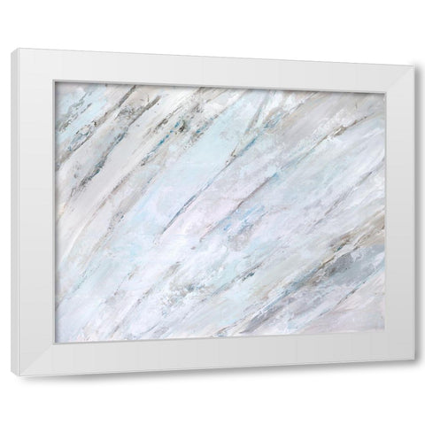 Soft Fronds II White Modern Wood Framed Art Print by Wilkins, Suzanne