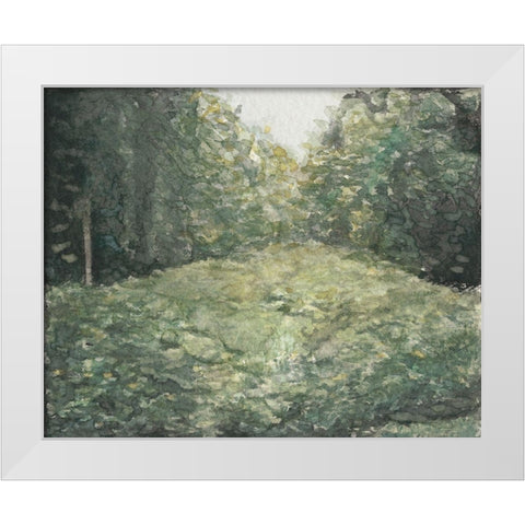 Virginia Forest I White Modern Wood Framed Art Print by Chabot, Natasha