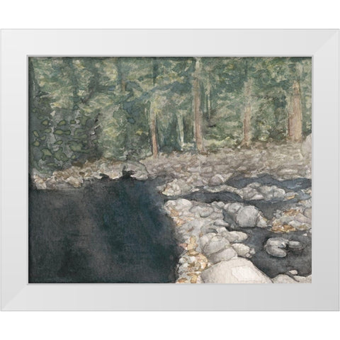 Virginia Forest II White Modern Wood Framed Art Print by Chabot, Natasha