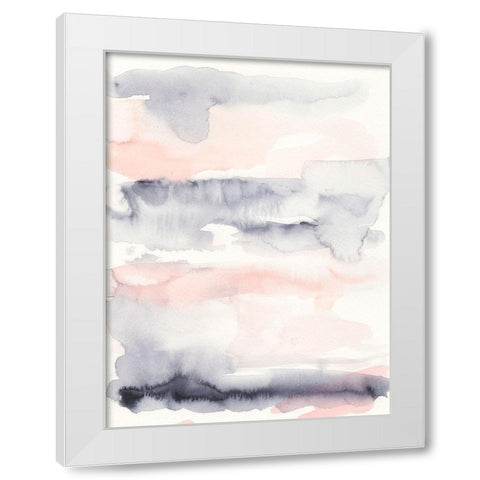 Violet and Blush II White Modern Wood Framed Art Print by Harper, Ethan