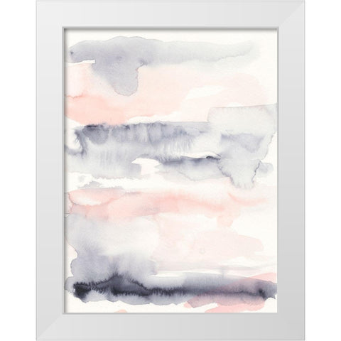 Violet and Blush II White Modern Wood Framed Art Print by Harper, Ethan