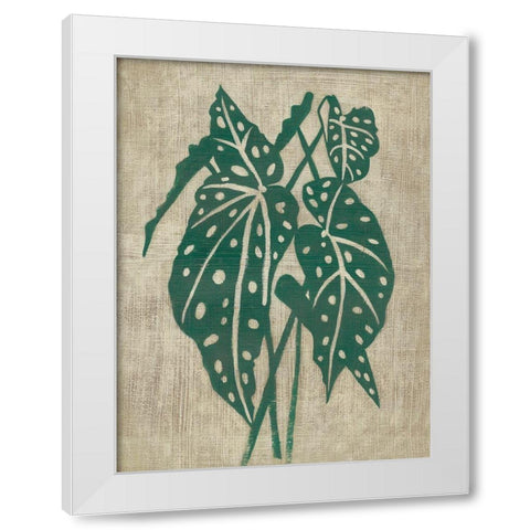 Vintage Greenery II White Modern Wood Framed Art Print by Zarris, Chariklia