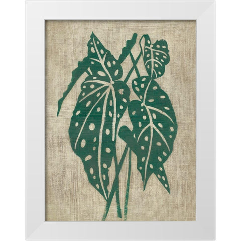 Vintage Greenery II White Modern Wood Framed Art Print by Zarris, Chariklia