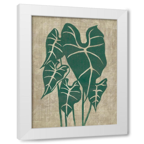 Vintage Greenery III White Modern Wood Framed Art Print by Zarris, Chariklia