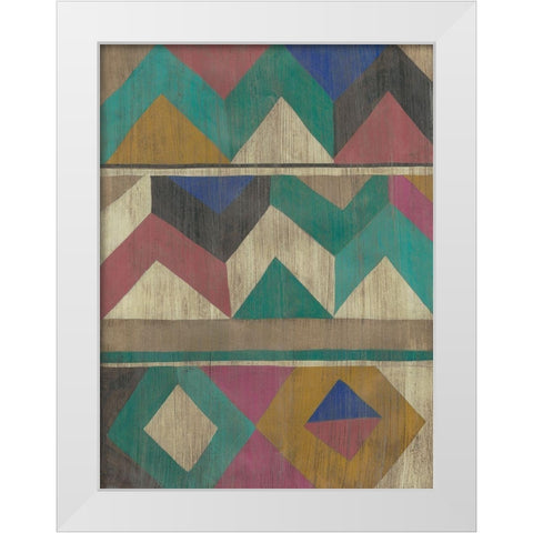 Homecoming IV White Modern Wood Framed Art Print by Zarris, Chariklia