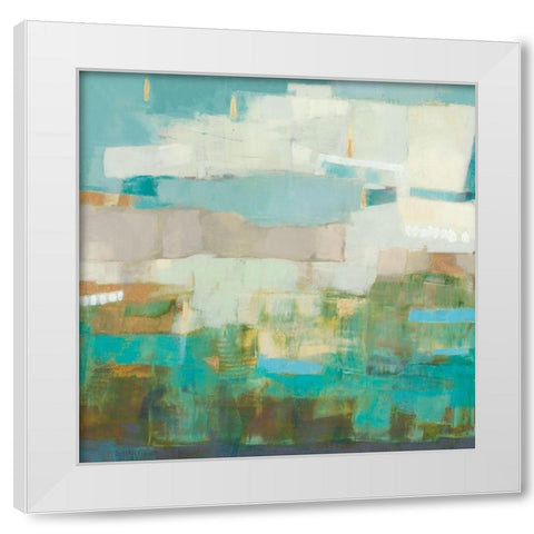 Rello II White Modern Wood Framed Art Print by Jachimiec, Sue