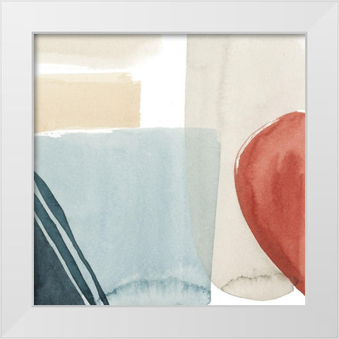 Moderne I White Modern Wood Framed Art Print by Popp, Grace