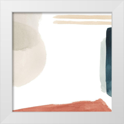 Moderne VI White Modern Wood Framed Art Print by Popp, Grace