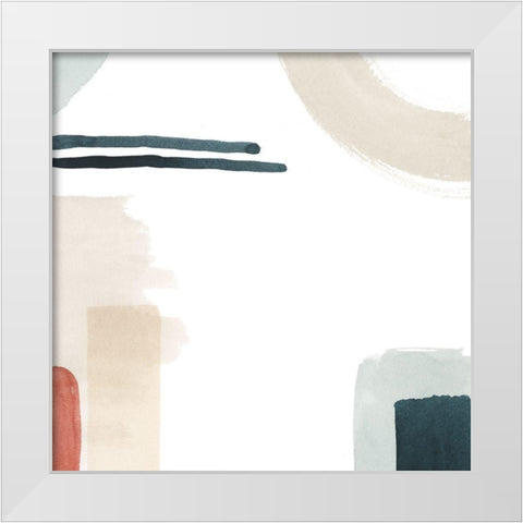 Moderne VII White Modern Wood Framed Art Print by Popp, Grace