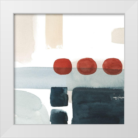 Moderne VIII White Modern Wood Framed Art Print by Popp, Grace