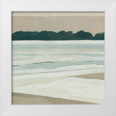 Coastal Lines IV White Modern Wood Framed Art Print by Scarvey, Emma