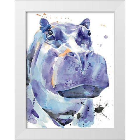 Ultra Violet Safari I White Modern Wood Framed Art Print by Parker, Jennifer Paxton