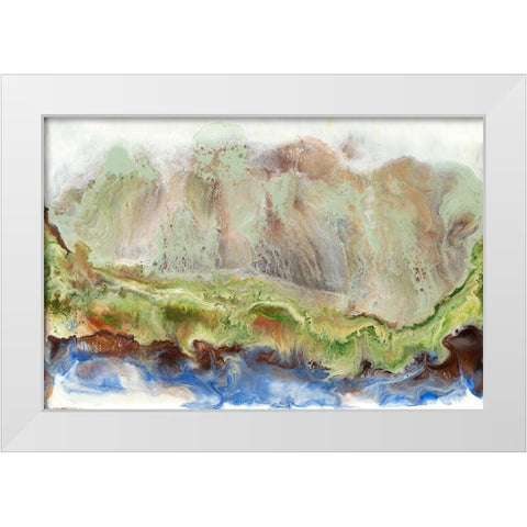 Cliffs of Dover I White Modern Wood Framed Art Print by Ludwig, Alicia