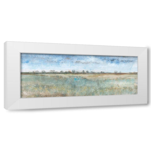 Open Field I White Modern Wood Framed Art Print by OToole, Tim