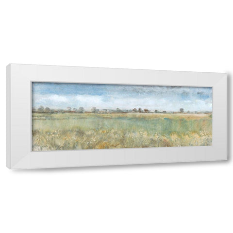 Open Field II White Modern Wood Framed Art Print by OToole, Tim